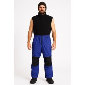 1990s L.L. Bean Men’s Gore-Tex One-Piece Ski Suit Black Blue Large